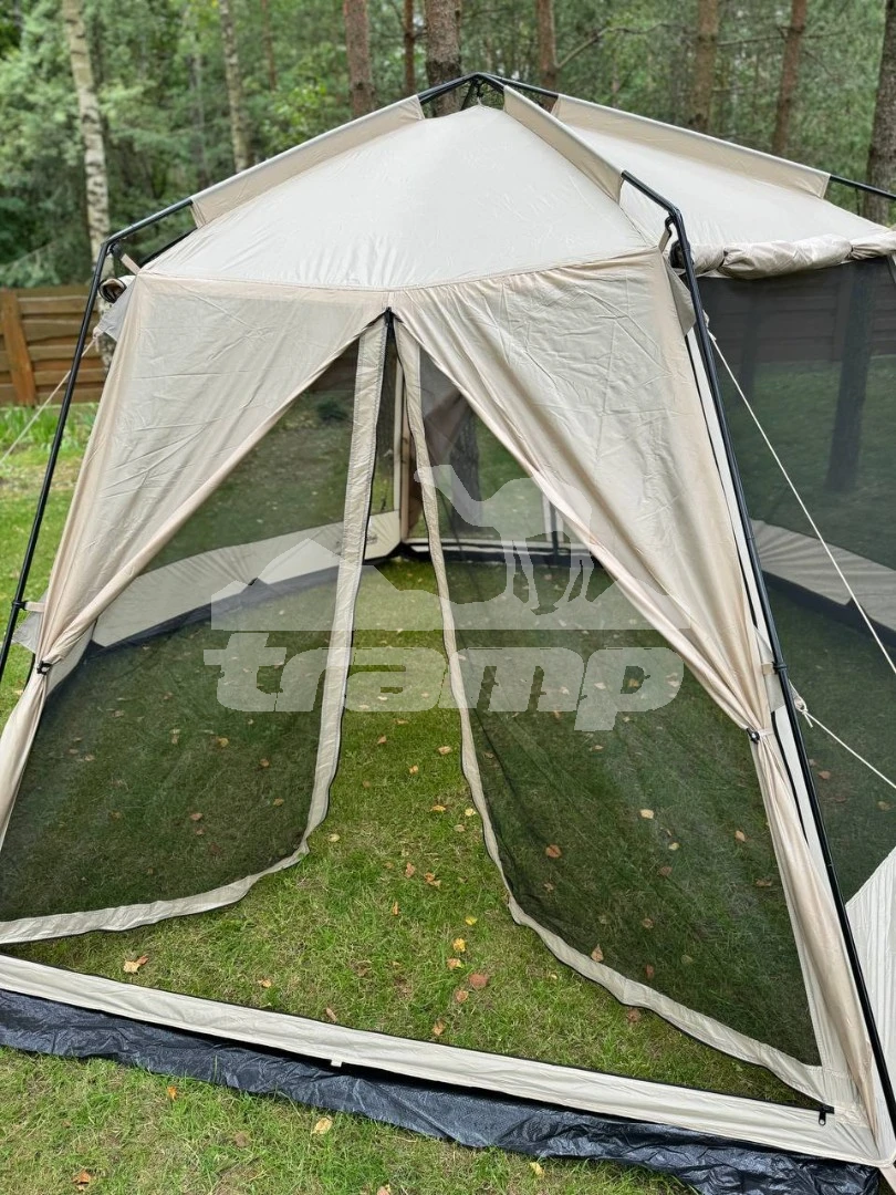 Шатрово-тентовая продукция Палатка-Шатер TRAMP Mosquito LUX Sand 4.3х3.7х2.25 м (V2)