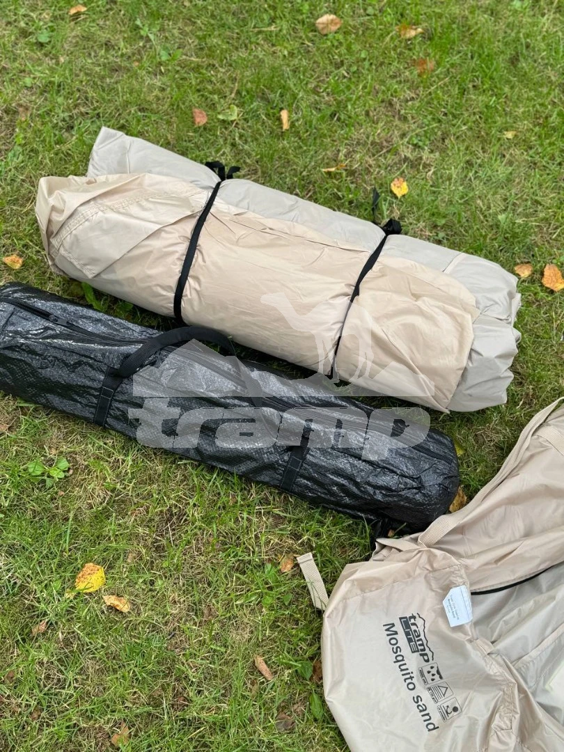 Шатрово-тентовая продукция Палатка-Шатер TRAMP Mosquito LUX Sand 4.3х3.7х2.25 м (V2)