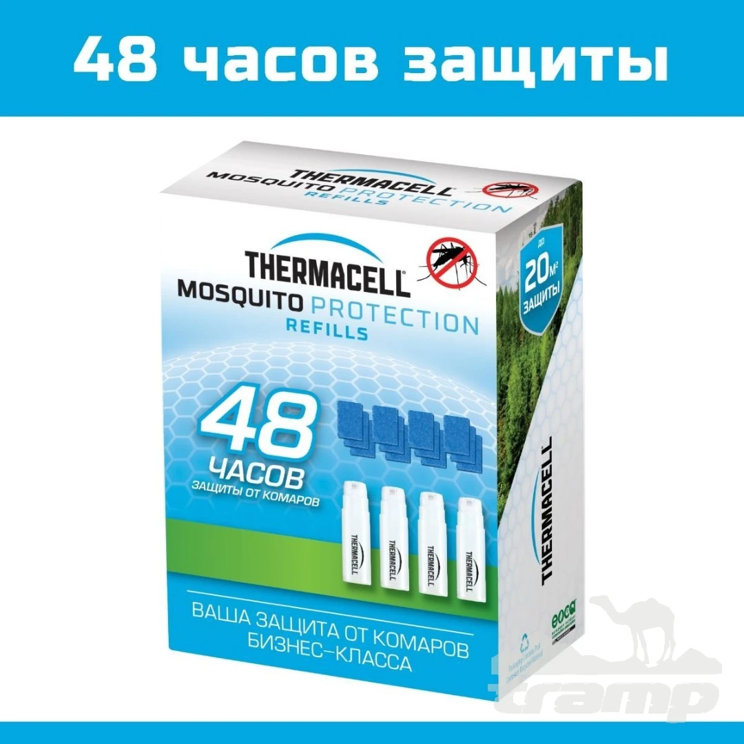 Защита от насекомых Thermacell Набор запасной Thermacell (4 газовых картриджа + 12 пластин)