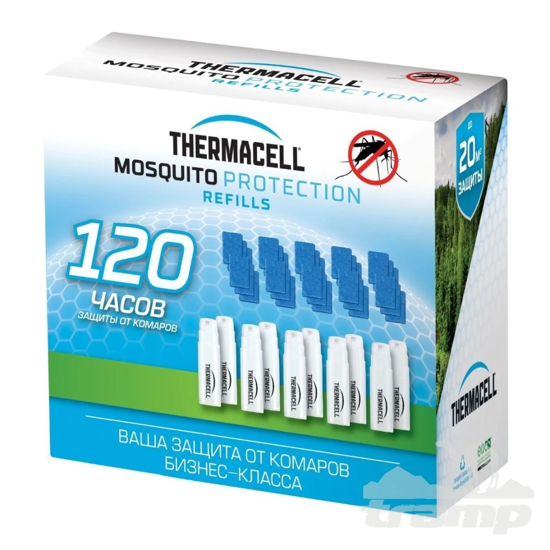 Защита от насекомых Thermacell Набор запасной Thermacell Mega Refill (10 газовых картриджей + 30 пластин)