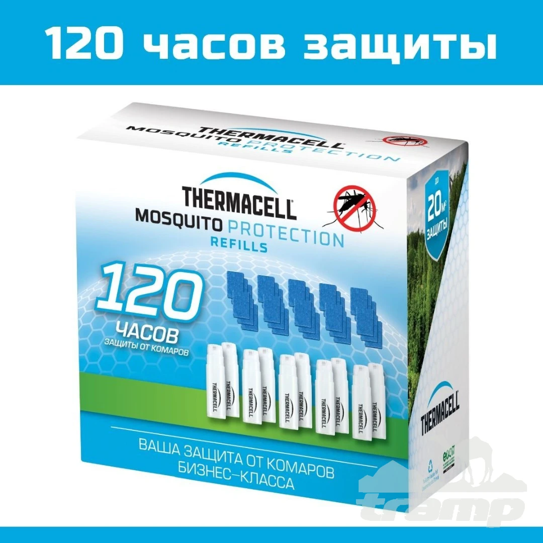 Защита от насекомых Thermacell Набор запасной Thermacell Mega Refill (10 газовых картриджей + 30 пластин)