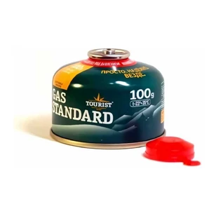 Газовый баллон TOURIST GAS STANDARD, 100 г, с клапаном резьбового типа TBR-100