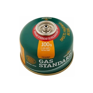 Газовый баллон TOURIST GAS STANDARD, 100 г, с клапаном резьбового типа TBR-100