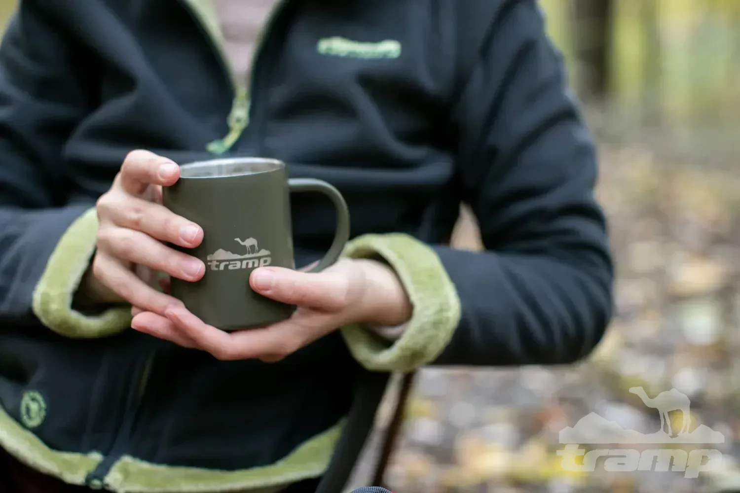 Походная посуда Термокружка Tramp 400 мл TRC-010-olive