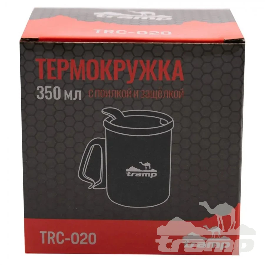 Походная посуда Термокружка Tramp с поилкой и защёлкой 0.350 л TRC-020.17-terracotta