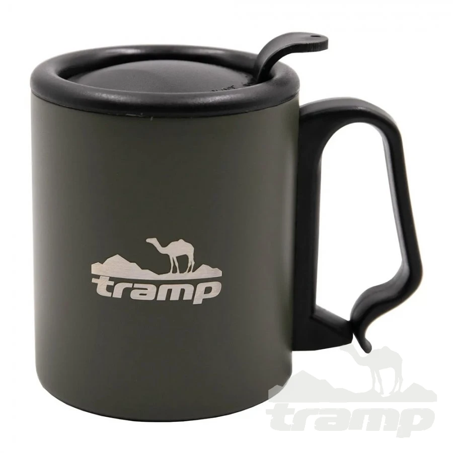 Походная посуда Термокружка Tramp с поилкой и защёлкой 0.350 л TRC-020.12-olive