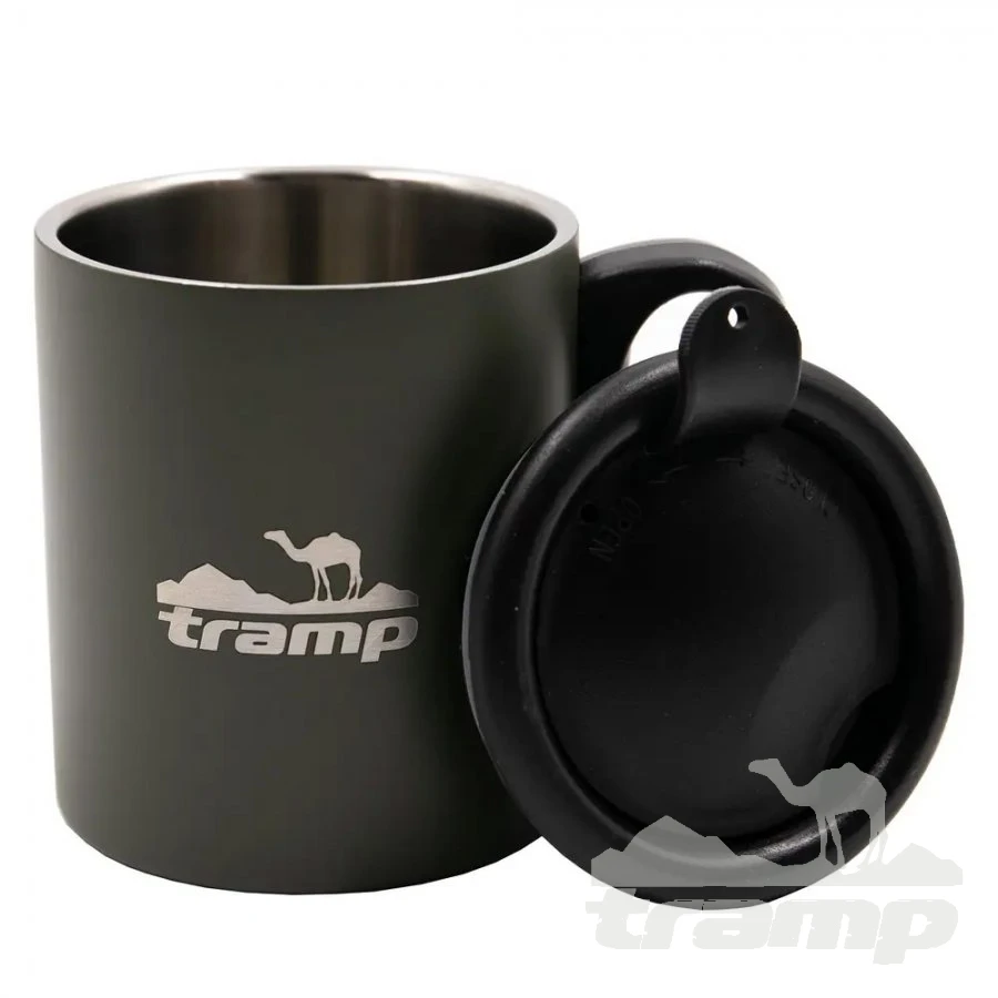 Походная посуда Термокружка Tramp с поилкой и защёлкой 0.350 л TRC-020.12-olive