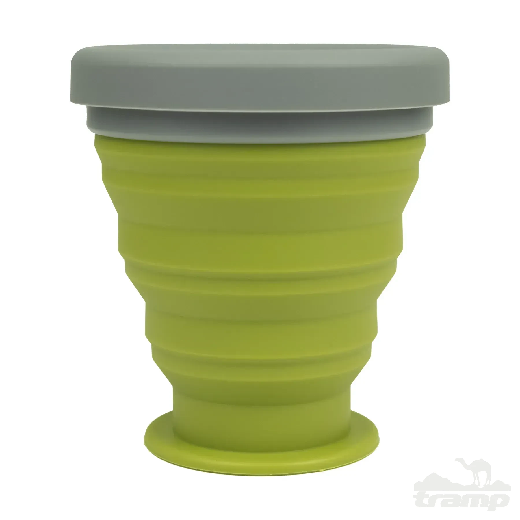 Походная посуда Стакан складной силиконовый Tramp 200 мл TRC-126-olive
