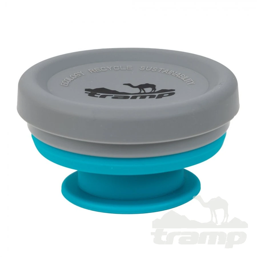 Походная посуда Tramp Стакан силиконовый 200 мл, TRC-126-aquamarine