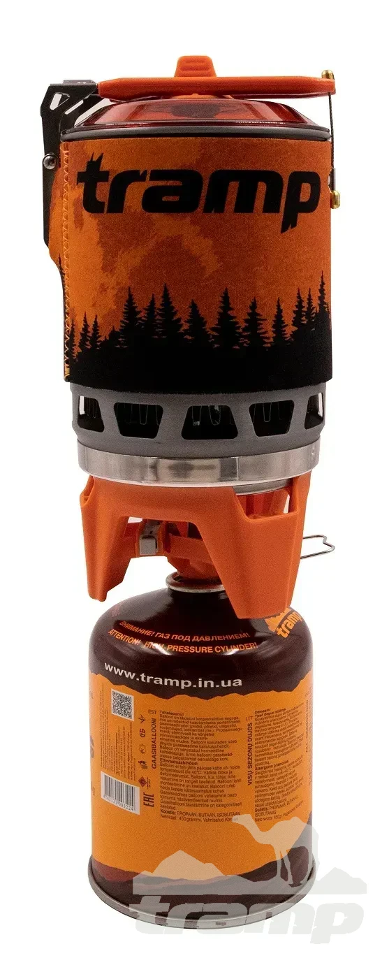 Газовое оборудование Система для приготовления пищи Tramp 800 мл (orange)