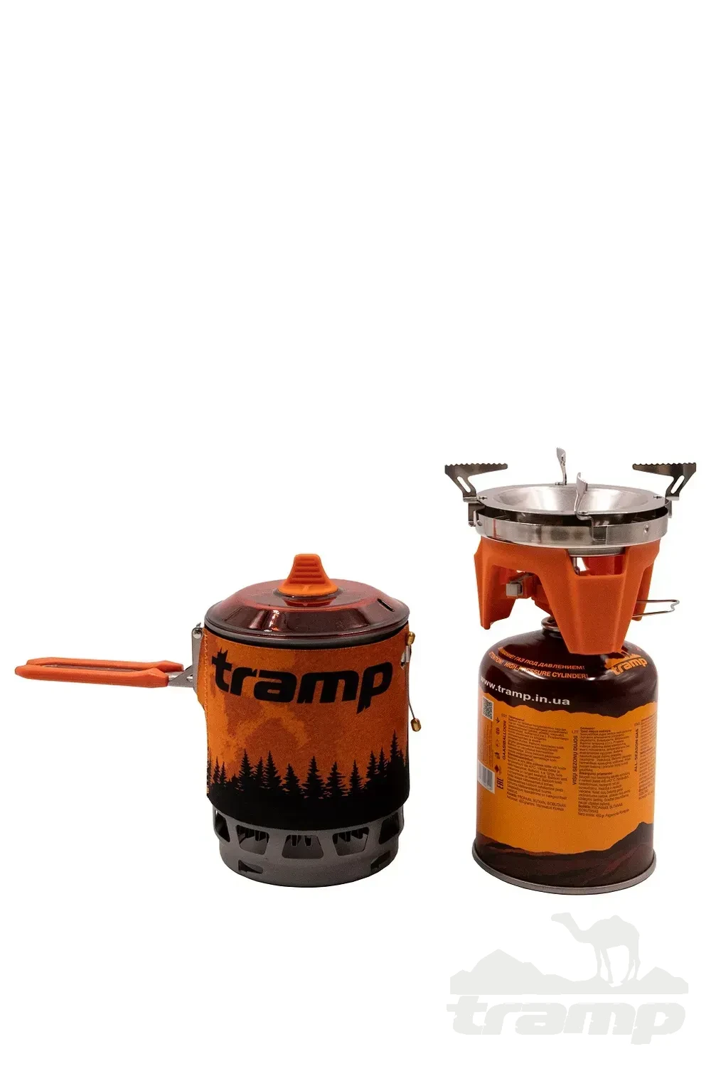 Газовое оборудование Система для приготовления пищи Tramp 800 мл (orange)