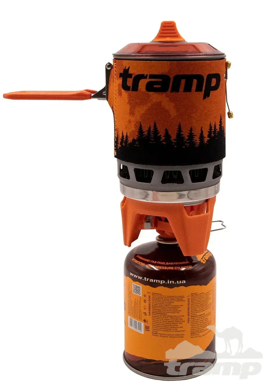Газовое оборудование Система для приготовления пищи Tramp 800 мл (orange)
