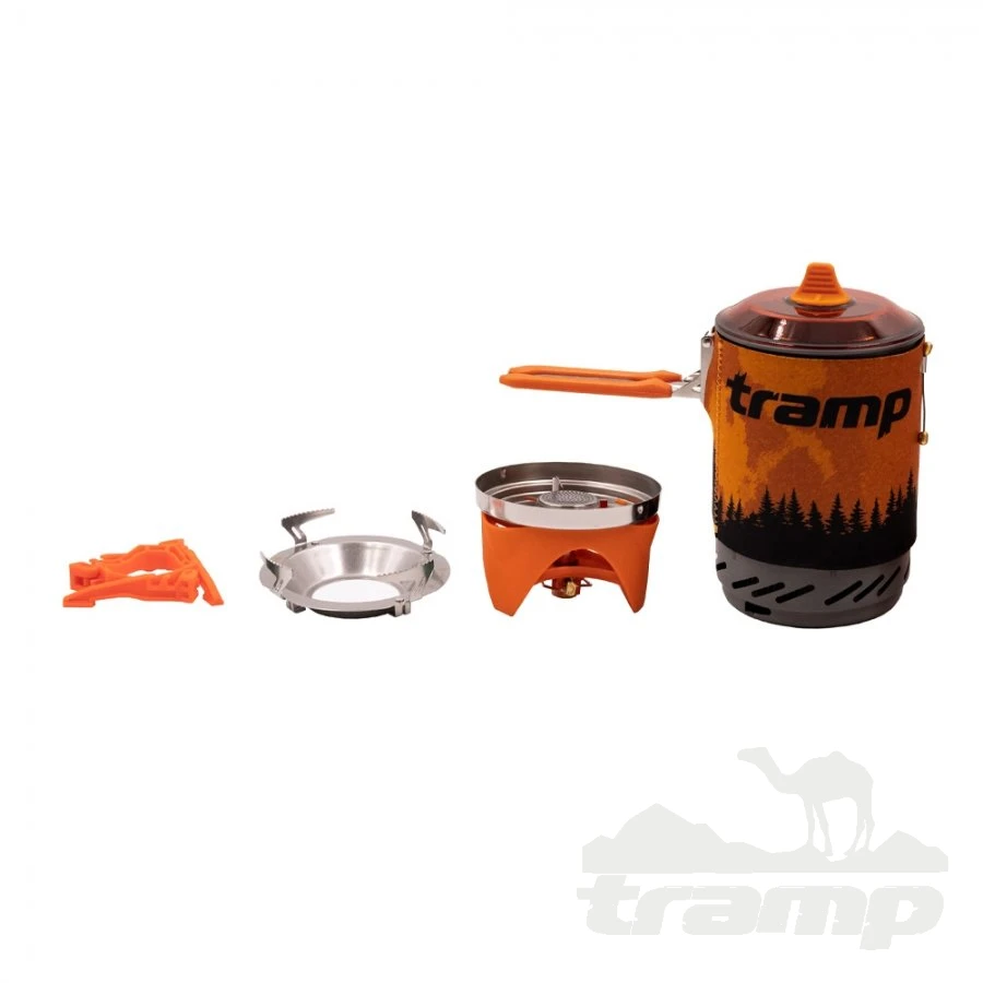 Газовое оборудование Система для приготовления пищи Tramp 1л. (оранжевый)