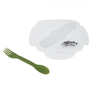 Контейнер силиконовый с ловилкой 1000 мл Tramp TRC-145-olive