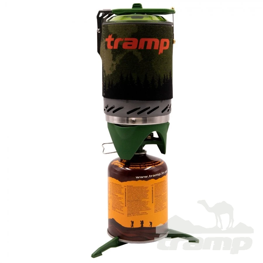 Газовое оборудование Система для приготовления пищи Tramp 1л. (оливковый)
