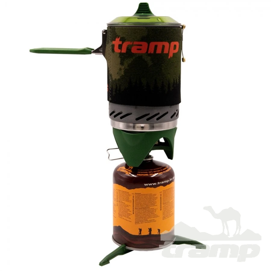 Газовое оборудование Система для приготовления пищи Tramp 1л. (оливковый)