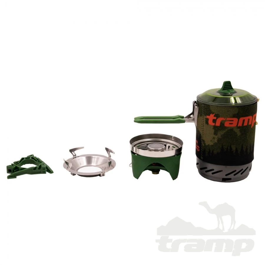 Газовое оборудование Система для приготовления пищи Tramp 1л. (оливковый)