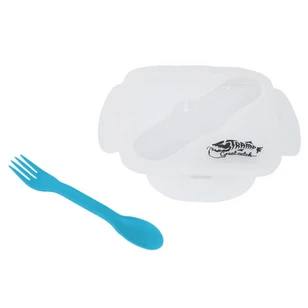 Контейнер силиконовый с ловилкой 400 мл Tramp TRC-144-aquamarine