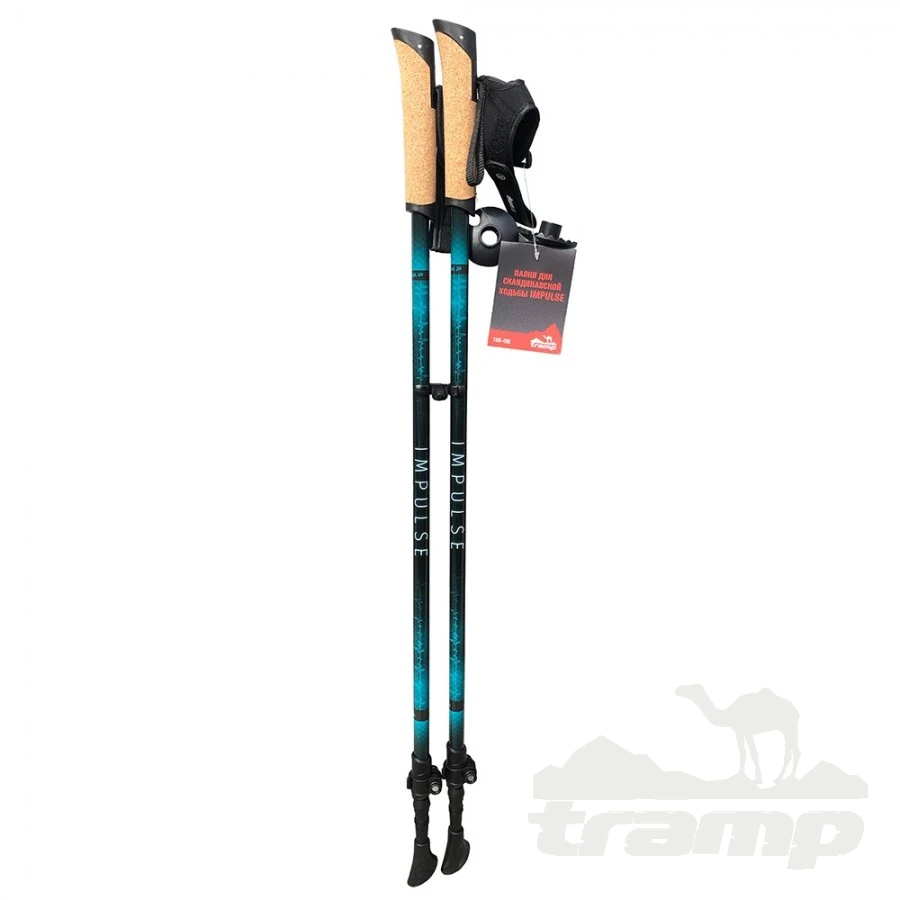 Треккинговые палки Палки для скандинавской ходьбы Impulse - Tramp TRR-016-blue