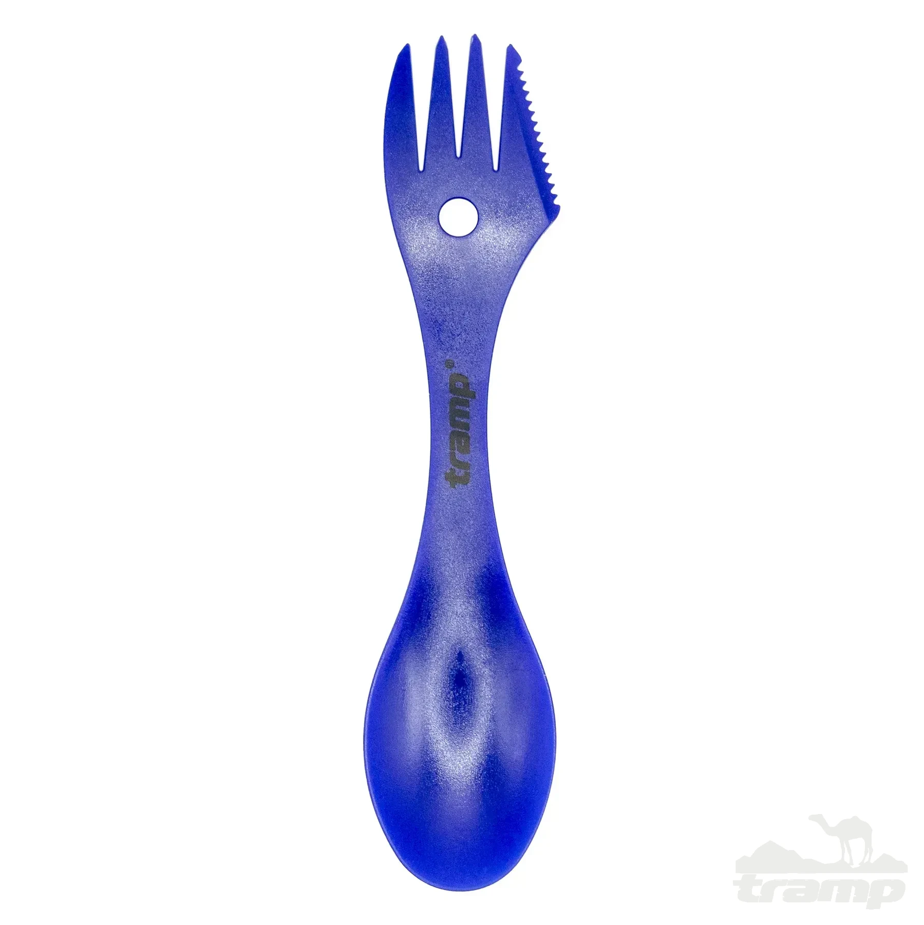 Походная посуда Ложка-вилка (ловилка) пластмассовая Tramp синяя
