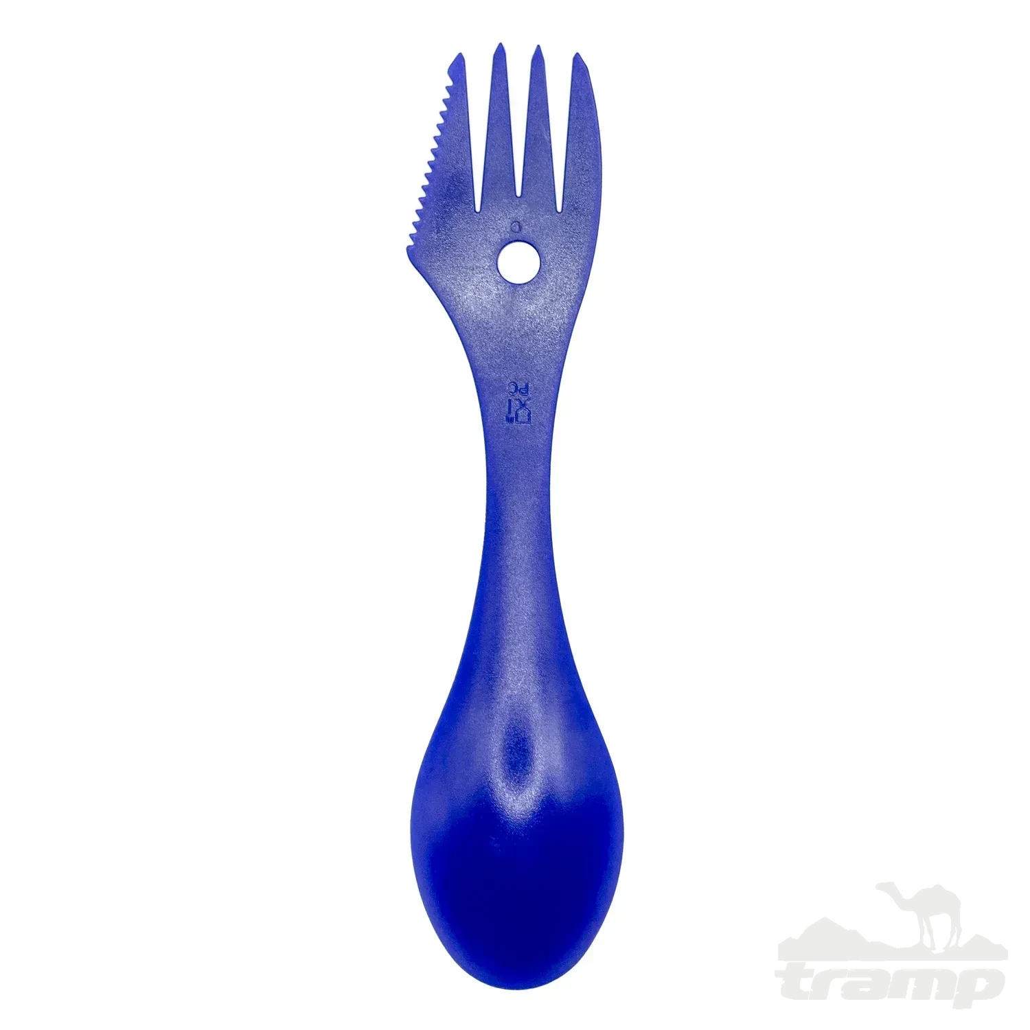 Походная посуда Ложка-вилка (ловилка) пластмассовая Tramp синяя