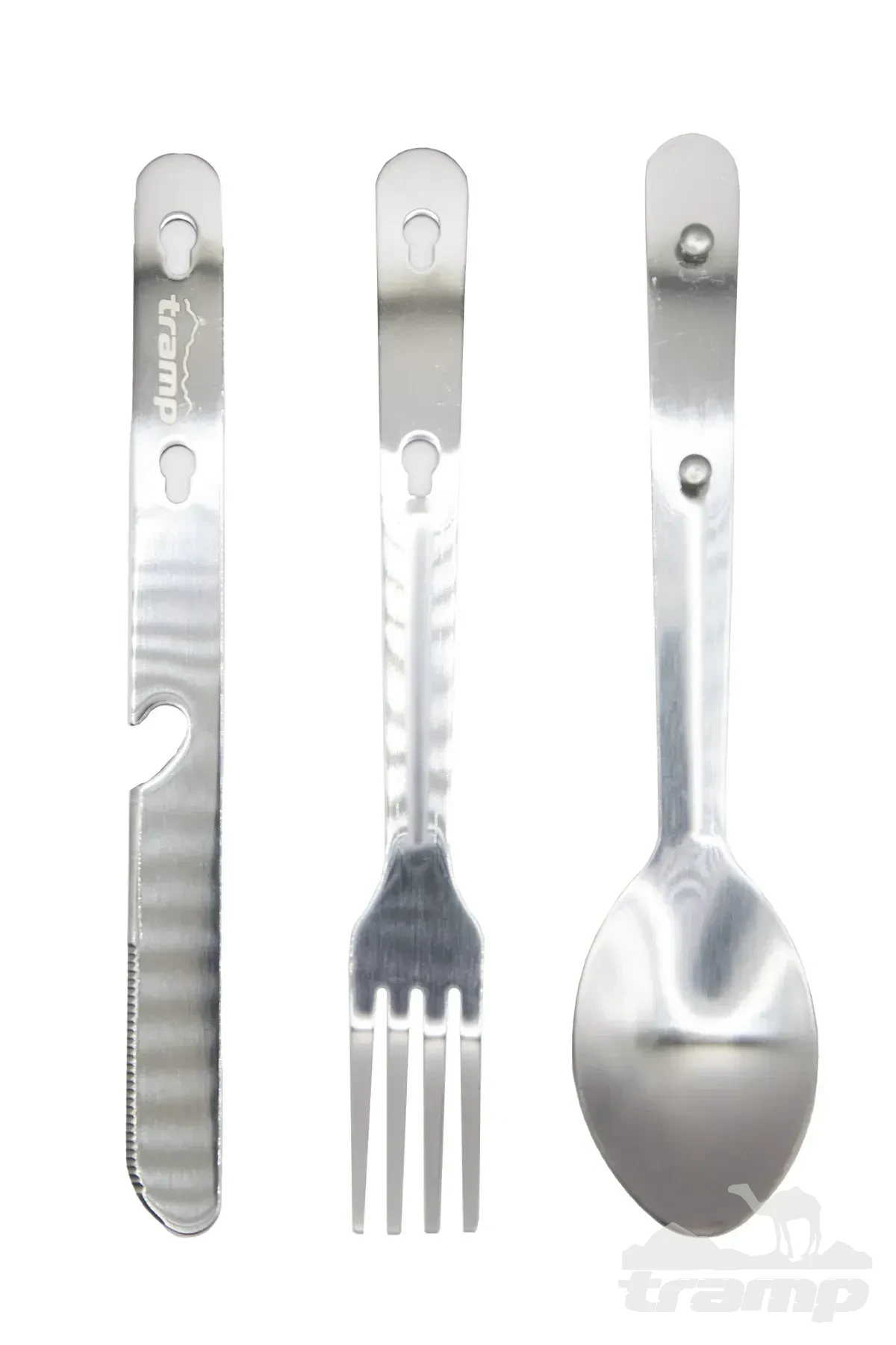 Походная посуда Набор ложка+вилка+нож Tramp