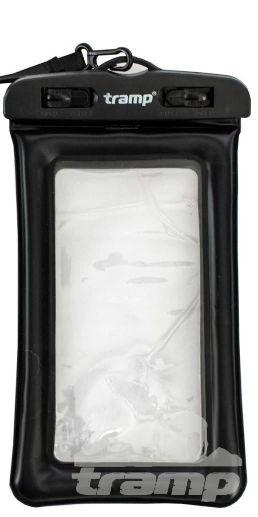 Гермоупаковка Гермочехол для мобильного телефона плавающий 10.7х18 см Чёрный TRA-277