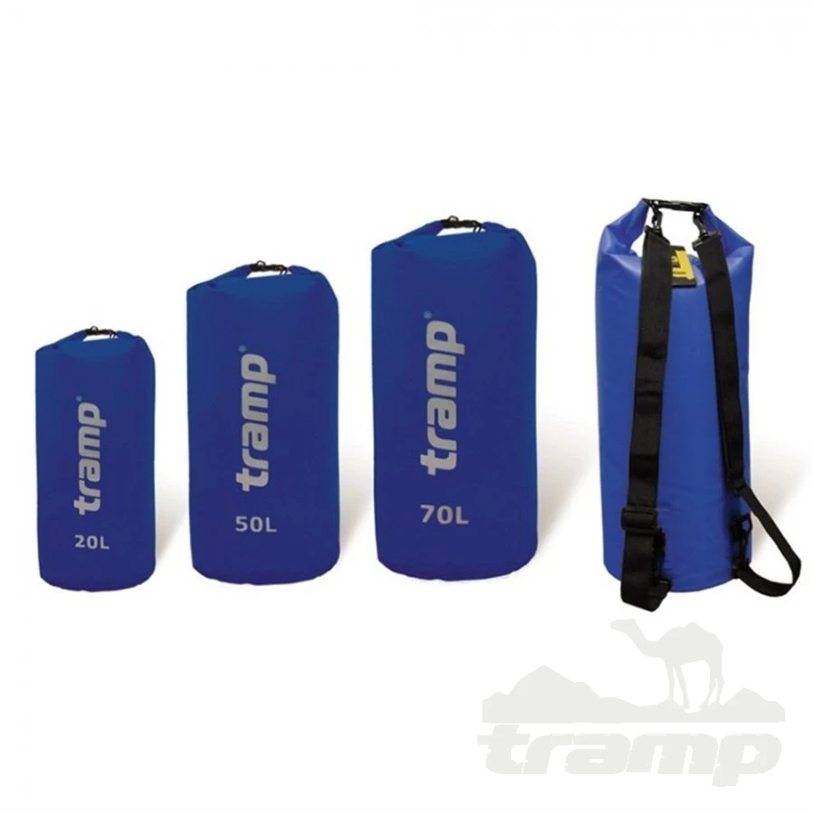 Гермоупаковка Гермомешок Tramp ПВХ 70 л TRA-069-blue