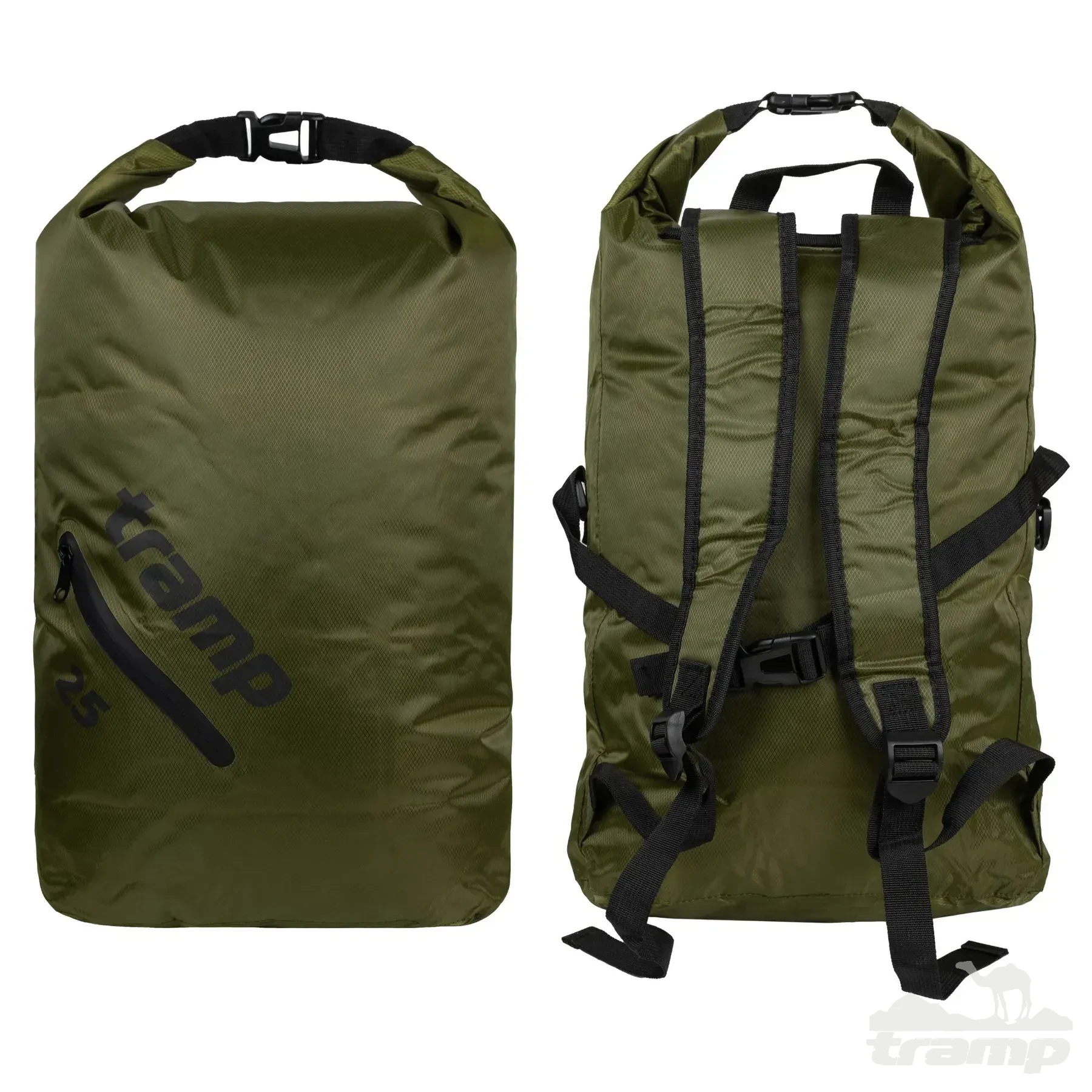 Гермоупаковка Герморюкзак Tramp Diamond Rip-Stop 25 л TRA-256-olive