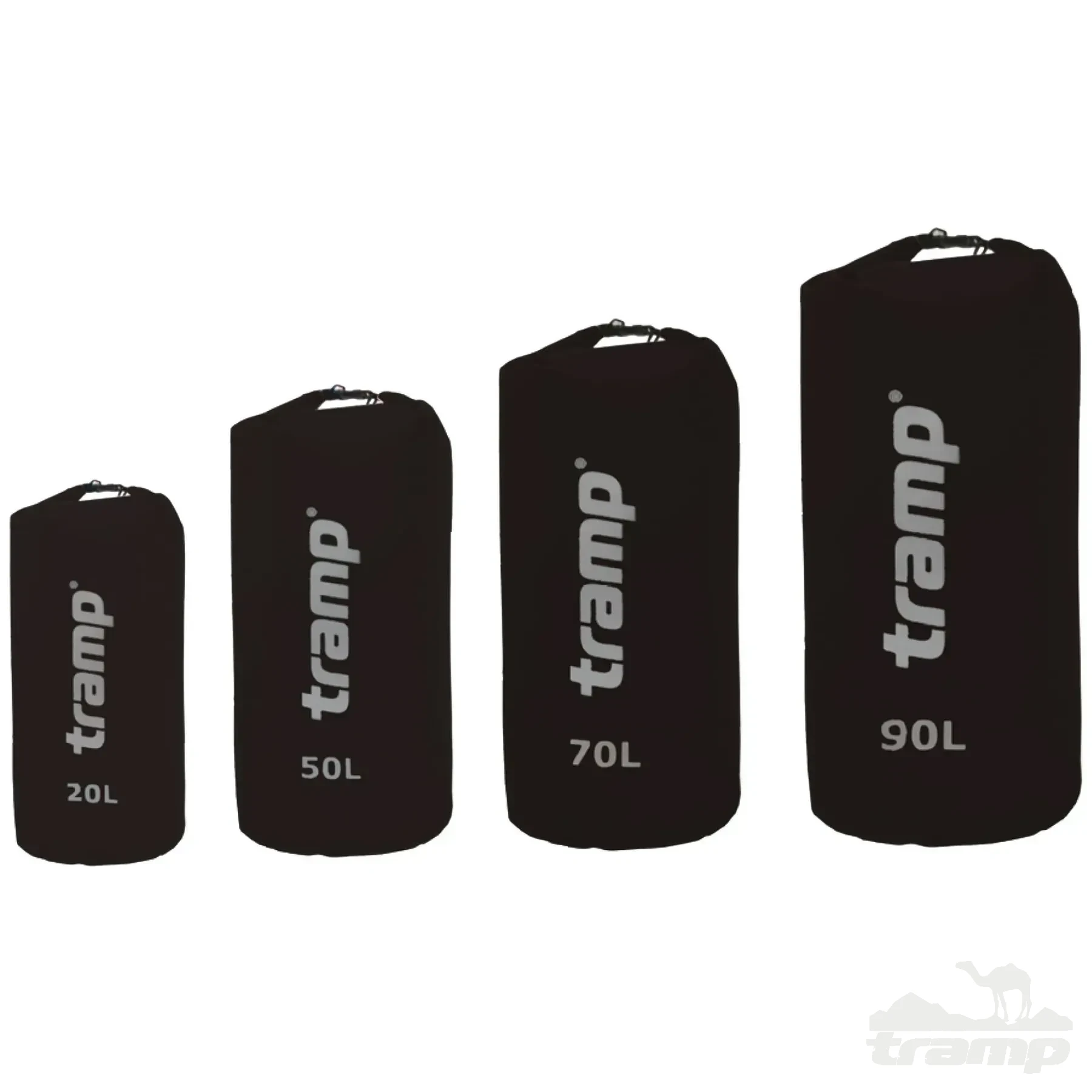 Гермоупаковка Tramp гермомешок нейлон 90 л TRA-105-black