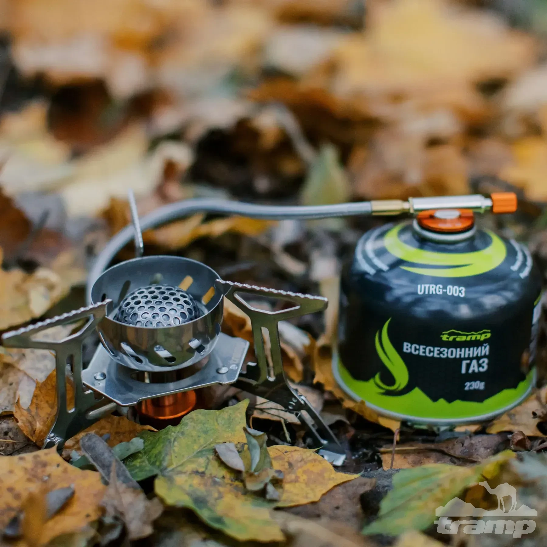 Газовое оборудование Горелка Tramp со шлангом и ветрозащитой TRG-047