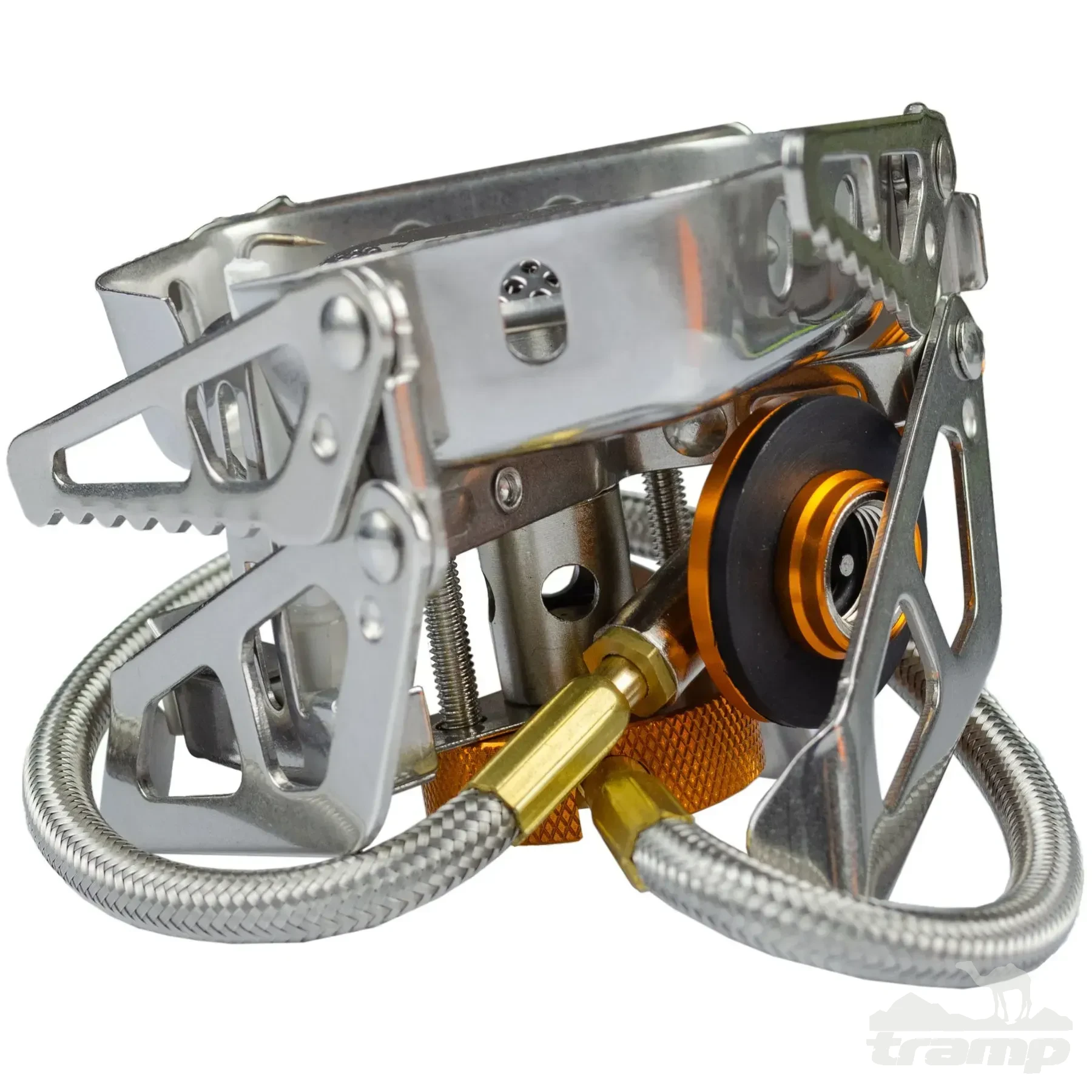 Газовое оборудование Горелка газовая со шлангом, пьезоподжигом и ветрозащитой Tramp TRG-046