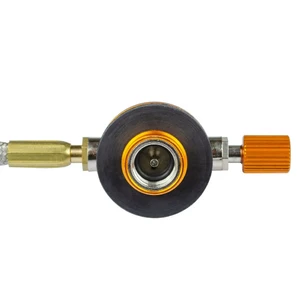 Горелка газовая со шлангом, пьезоподжигом и ветрозащитой Tramp TRG-046