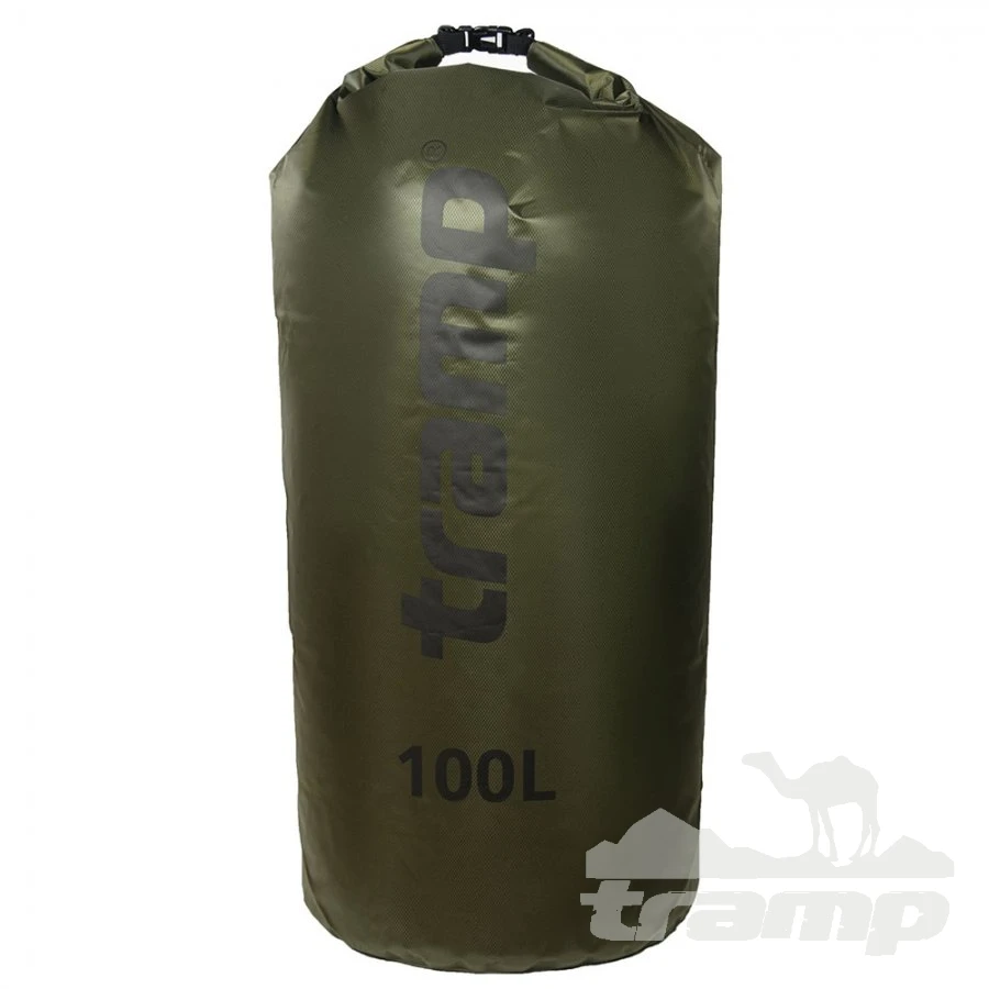 Гермоупаковка Tramp гермомешок ПВХ Diamond RipStop 100 л TRA-210-olive