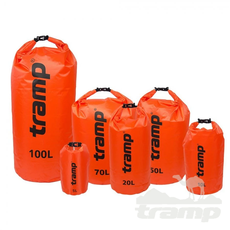 Гермоупаковка Гермомешок Tramp ПВХ Diamond Rip-Stop 100 л TRA-210-orange