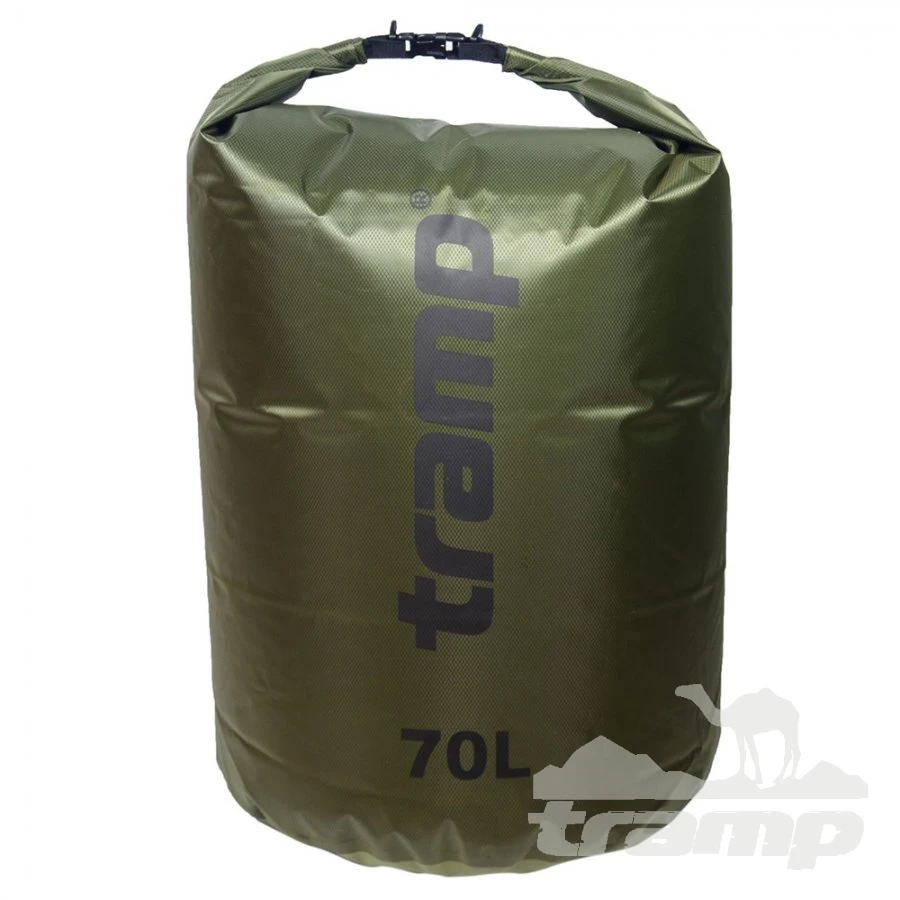Гермоупаковка Tramp гермомешок ПВХ Diamond RipStop 70 л TRA-209-olive