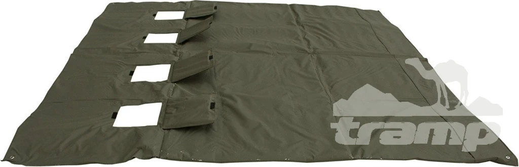 Палатки Зимняя палатка Медведь Куб 3 Люкс (2.1*2.1/1.9m) утеплённая (3-сл) + Пол (ткань Оксфорд 300D) + накидка