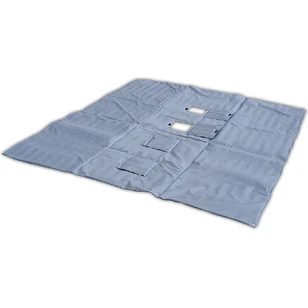 Зимняя палатка Медведь Куб 3 Люкс (2.1*2.1/1.9m) утеплённая (3-сл) + Пол (ткань Оксфорд 300D) + накидка