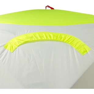 Зимняя палатка Медведь Куб 3 Люкс (2.1*2.1/1.9m) утеплённая (3-сл) + Пол (ткань Оксфорд 300D) + накидка