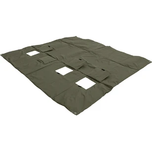 Зимняя палатка Медведь Куб 3 Люкс (2.1*2.1/1.9m) утеплённая (3-сл) + Пол (ткань Оксфорд 300D) + накидка