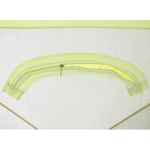 Зимняя палатка Медведь Куб 3 Люкс (2.1*2.1/1.9m) утеплённая (3-сл) + Пол (ткань Оксфорд 600D) + накидка