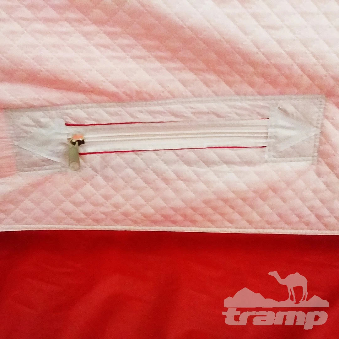 Палатки Зимняя палатка Медведь Куб 4 Люкс (2.3*2.3/2.0m) утеплённая (3-сл) + Пол (ткань Оксфорд 600D) + накидка