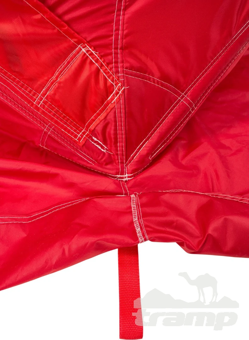 Палатки Зимняя палатка Медведь Куб 4 Люкс (2.3*2.3/2.0m) утеплённая (3-сл) + Пол (ткань Оксфорд 600D) + накидка