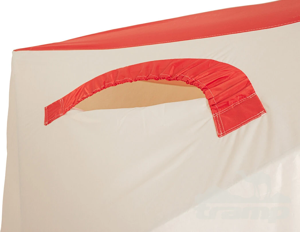 Палатки Зимняя палатка Медведь Куб 4 Люкс (2.3*2.3/2.0m) утеплённая (3-сл) + Пол (ткань Оксфорд 600D) + накидка