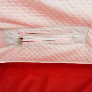 Зимняя палатка Медведь Куб 4 Люкс (2.3*2.3/2.0m) утеплённая (3-сл) + Пол (ткань Оксфорд 600D) + накидка