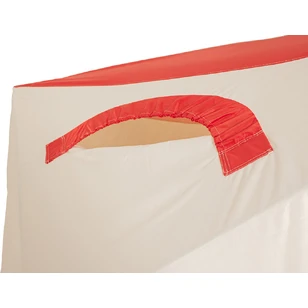 Зимняя палатка Медведь Куб 4 Люкс (2.3*2.3/2.0m) утеплённая (3-сл) + Пол (ткань Оксфорд 600D) + накидка