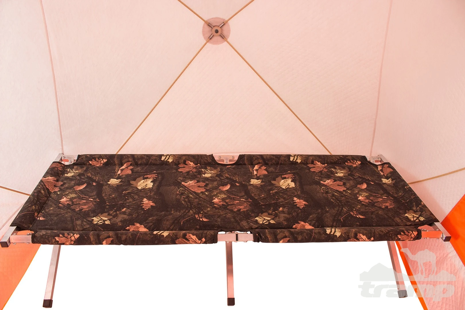 Палатки Зимняя палатка Медведь Куб 2 Люкс (1.8*1.8/1.8m) утеплённая (3-сл) + Пол (ткань Оксфорд 300D) + накидка