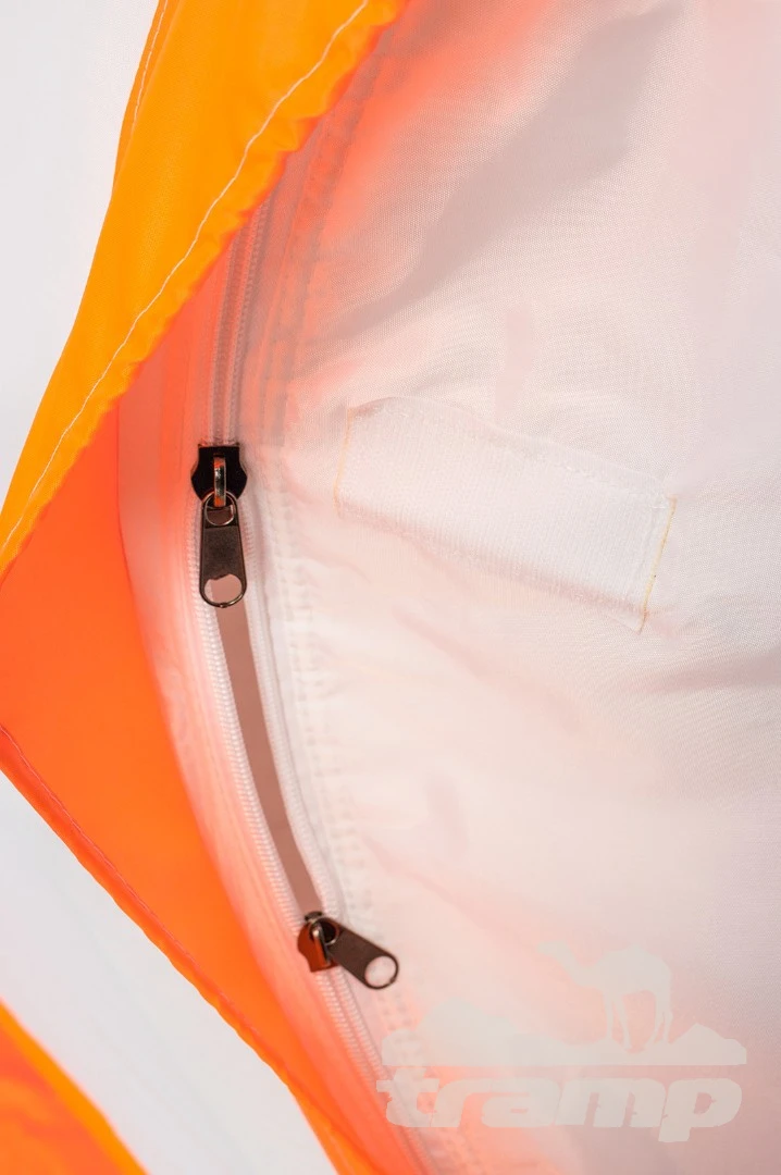 Палатки Зимняя палатка Медведь Куб 2 Люкс (1.8*1.8/1.8m) утеплённая (3-сл) + Пол (ткань Оксфорд 300D) + накидка