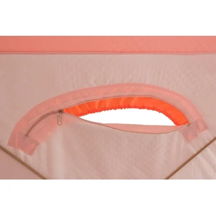 Зимняя палатка Медведь Куб 2 Люкс (1.8*1.8/1.8m) утеплённая (3-сл) + Пол (ткань Оксфорд 300D) + накидка