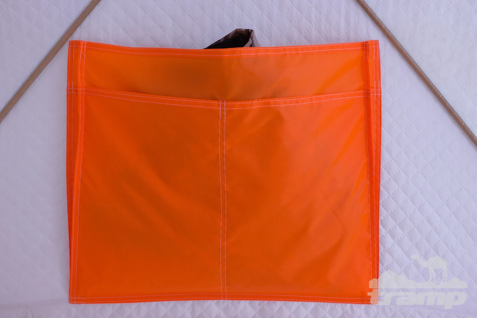 Палатки Зимняя палатка Медведь Куб 2 Люкс (1.8*1.8/1.8m) утеплённая (3-сл) + Пол (ткань Оксфорд 600D) + накидка